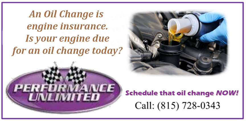 Schedule that Oil Change TODAY.
